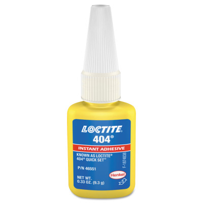 46551 1/3-OZ QUICK SET 404 INDUSTRIAL ADHESIVE-HENKEL CORPORAT-442-135465