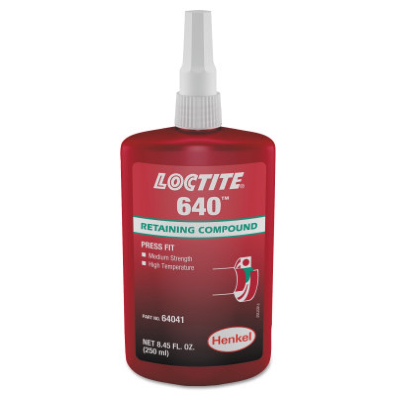 250ML RETAINING COMPOUND640 MED STRENGTH/HI TEMP-HENKEL CORPORAT-442-135521