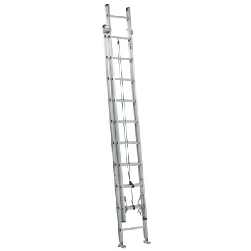 17' MAX TWO SECTION EXTENSION LADDER-LOUISVILLE LADD-443-AE2220