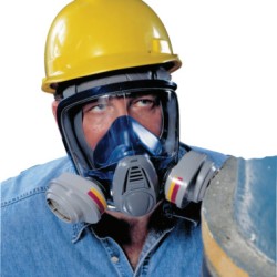 FACEPIECE ASSY- TWIN ADV3000 MD RUBBER-MINE SAFETY APP-454-10028995