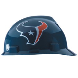 V-GARD HARDHAT W/HOUSTONTEXANS-MINE SAFETY APP-454-10031348