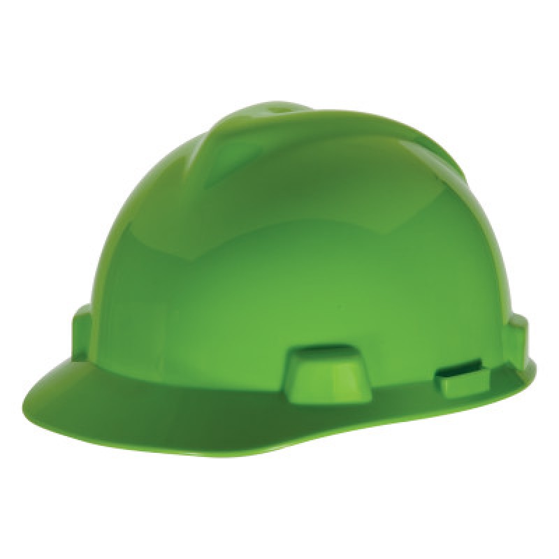 V-GARD VENTED LIME GREENHD CAP 4 PT SUSP.-MINE SAFETY APP-454-10035212