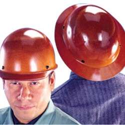 BROWN HAT STYLE W/STARZ-ON-MINE SAFETY APP-454-454672