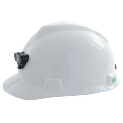 WHIE V-GARD CAP W/LAMP B-MINE SAFETY APP-454-460018