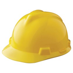 YELLOW V-GARD SLOTTED CAP-MINE SAFETY APP-454-463944