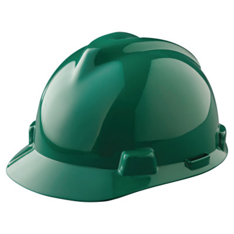 GREEN V-GARD SLOTTED HAR-MINE SAFETY APP-454-463946