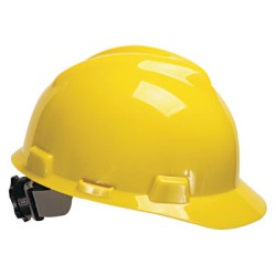 YELLOW V-GARD HARD CAP-MINE SAFETY APP-454-475360