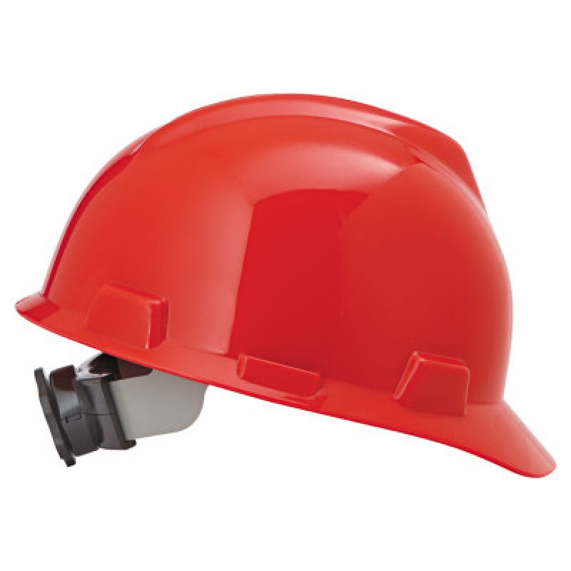 RED V-GARD SLOTTED HARD-MINE SAFETY APP-454-475363