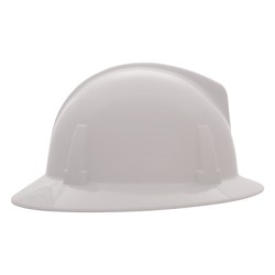 WHITE TOPGARD HARD HAT-MINE SAFETY APP-454-475393