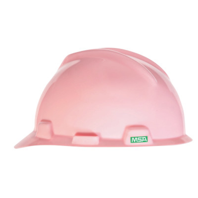 PINK HARD CAP V-GUARDW/STARZ-ON SUSPENSION-MINE SAFETY APP-454-485364