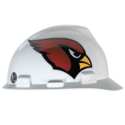 STANDARD V-GARD HARD CAPW/ARIZONA CARDINAL LOGO-MINE SAFETY APP-454-818384