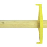 2-1/2" STRAIGHT DOPE BRUSH WOOD HDLE-MAGNOLIA *455*-455-1-DOPE