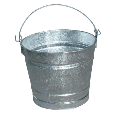 2QT GALVANIZED MINI PAIL(BAR CODE 70004)-MAGNOLIA *455*-455-4