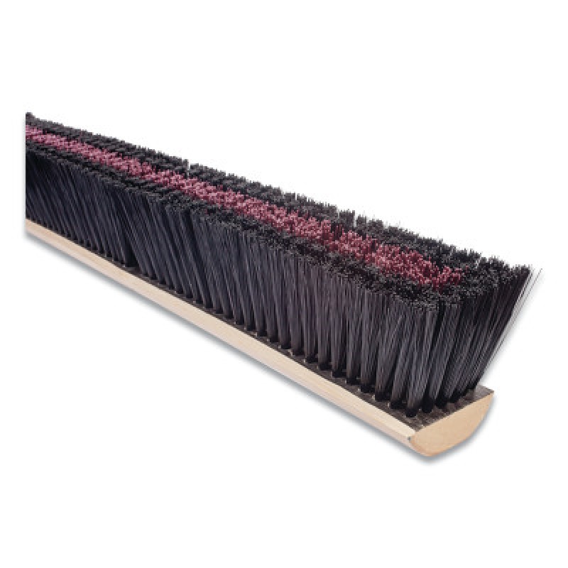 18" FLOOR BRUSH W/M60 2E7B2D  RED & BLACK-MAGNOLIA *455*-455-1118