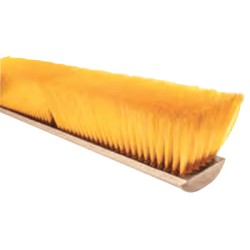 24"YELLOW PLASTIC FLOORBRUSH WITHOUT HAN-MAGNOLIA *455*-455-1924LH