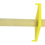 2-1/2" TAPER BOTH ENDS DOPE BRUSH WOOD-MAGNOLIA *455*-455-2-DOPE