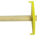 2" TAPER BOTH ENDS DOPEBRUSH WOOD HDLE-MAGNOLIA *455*-455-4-DOPE