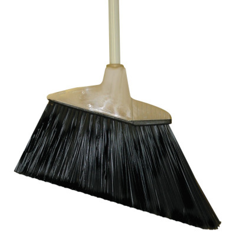 LARGE ANGLE BROOM CREAMPLASTIC W/AB-48 HANDLE-MAGNOLIA *455*-455-463