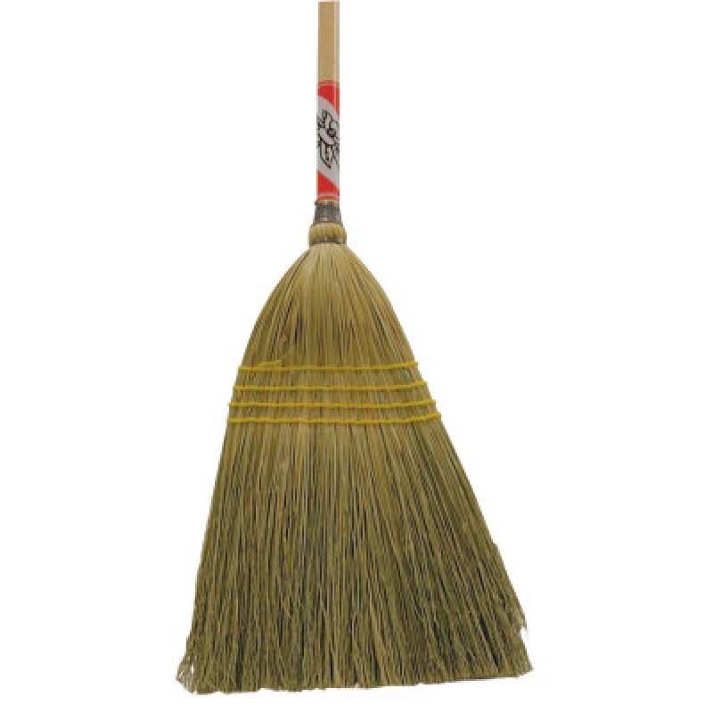 ALL-CORN HOUSEHOLD BROOM-MAGNOLIA *455*-455-5017-BUNDLED
