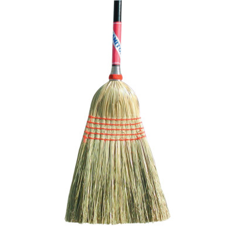 ALL-CORN JANITOR BROOM-MAGNOLIA *455*-455-5026-BUNDLED