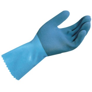 STYLE LL-301 SIZE MEDIUMBLUE GRIP RUBBER GLOVE-RUBBERMAID-457-301427