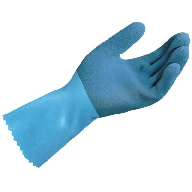 STYLE LL-301 SIZE LARGEBLUE GRIP RUBBER GLOVE-RUBBERMAID-457-301428