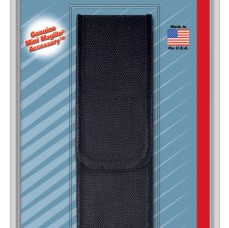 BLACK NYLON FULL FLAP HOLSTER F/MINI-MAG-MAG INSTRUMENTS-459-AM2A056