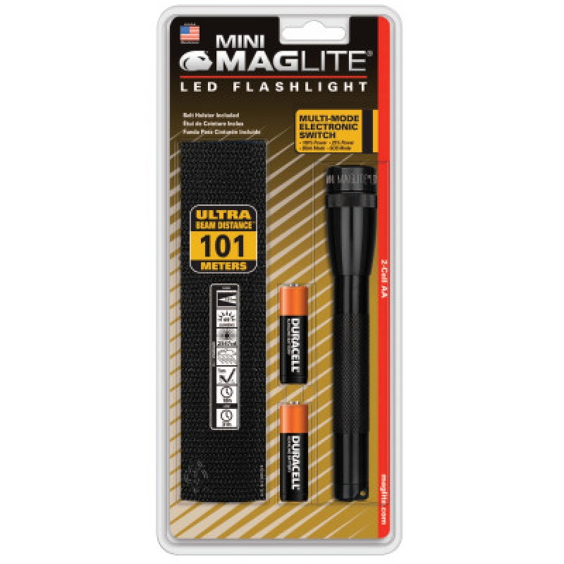 MINI MAGLITE LED FLASH LIGHT 2 CELL AA-MAG INSTRUMENTS-459-SP2201H