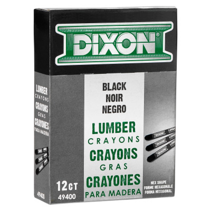 CARBON BLACK LUMBER CRAYON 494-DIXON TICO *464-464-49400