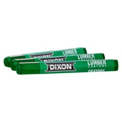 DIXON TICONDEROGA-522 GREEN LUMBER CRAYON-DIXON TICO *464-464-52200