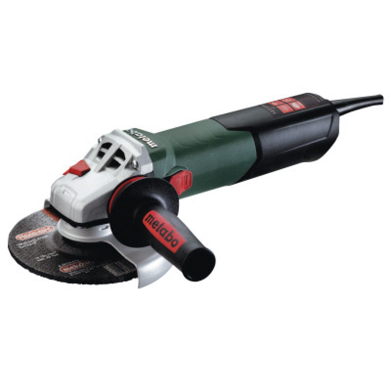 6IN ANGLE GRINDER W/ELECTRONICS LOCKON SLIDING-METABO CORPORAT-469-WE15-150Q