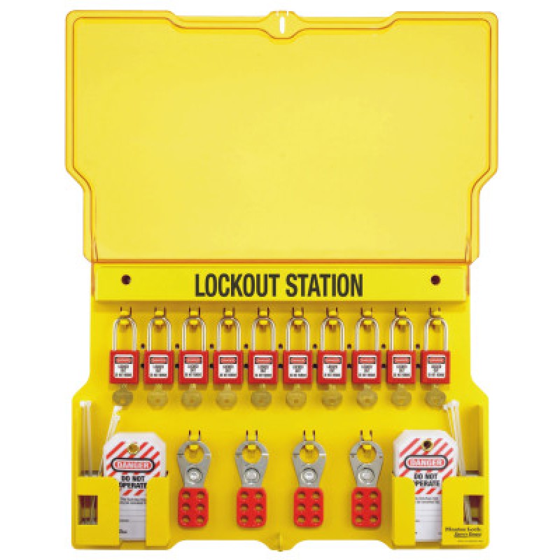 SAFETY SERIES LOCKOUT STATIONS-MASTER LOCK*470-470-1483BP410