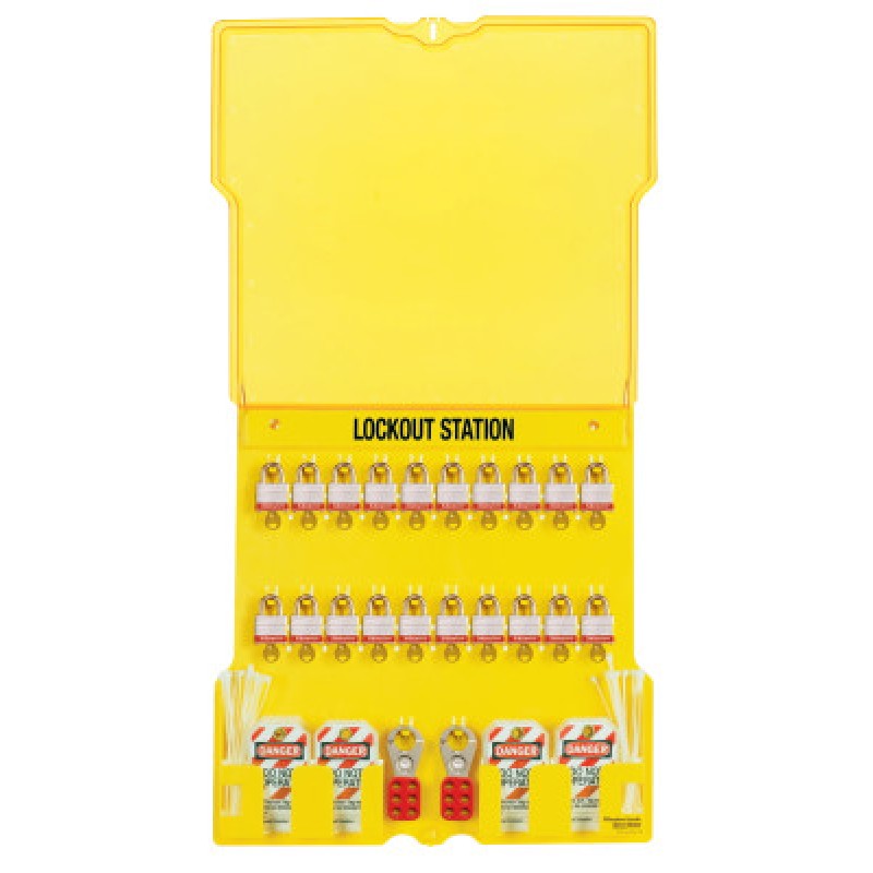 SAFETY SERIES LOCKOUT STATIONS-MASTER LOCK*470-470-1484BP3