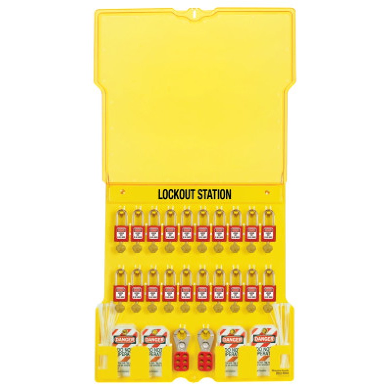 SAFETY SERIES LOCKOUT STATIONS-MASTER LOCK*470-470-1484BP410