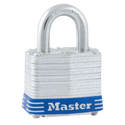 1-9/16 IN LAMINATED STLPADLOCK; 4 PIN; 3/4 IN-MASTER LOCK*470-470-3
