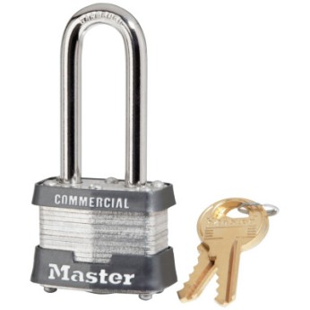 4 PIN TUMBLER SAFETY PADLOCK KEYED DIFF. 1-9/16"-MASTER LOCK*470-470-3DLHCOM