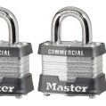 4 PIN TUMBLER SAFETY PADLOCK SET (4 LOCKS) DIFFE-MASTER LOCK*470-470-3QCOM