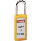 6 PIN CYLINDER SAFETY LOCKOUT PADLOCK KEYED DIFF-MASTER LOCK*470-470-411YLW