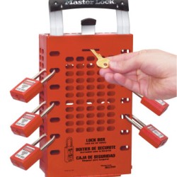RED LATCH TIGHT GROUP LOCK BOX-MASTER LOCK*470-470-503RED