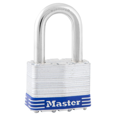 2 IN LMNTD STEEL PADLOCK1-1/2 IN SHACKLE-MASTER LOCK*470-470-5DLF
