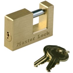 MASTER LOCK®-2" SOLID BRASS COUPLERLATCH LOCK-MASTER LOCK*470-470-605DAT