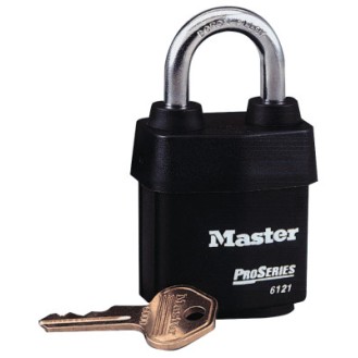 5 SPOOL PIN TUMBLER PADLOCK KEYED DIFFE-MASTER LOCK*470-470-6121LJ