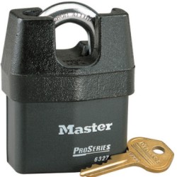 5 PIN HIGH SECURITY PADLOCK KEYED DIFFERENT-MASTER LOCK*470-470-6327