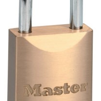 5 PIN BRASS REKEYABLE PADLOCK KEYED DIFFE-MASTER LOCK*470-470-6850