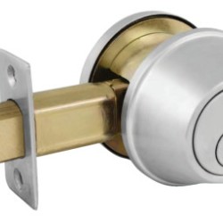 COMM SGL CYL DEADBOLT SATIN CHROME KA4 SCHLAGE C-MASTER LOCK*470-470-DSC0632DKA4