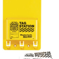 TAG HOLDER 12 FREN/ENG TAGS AND TIES)-MASTER LOCK*470-470-S1601FRC