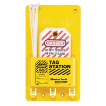 TAG HOLDER 12 ENGLISH TAGS AND TIES-MASTER LOCK*470-470-S1601A