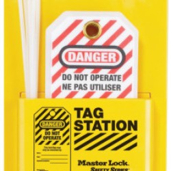 TAG HOLDER 12 ENGLISH TAGS AND TIES-MASTER LOCK*470-470-S1601A