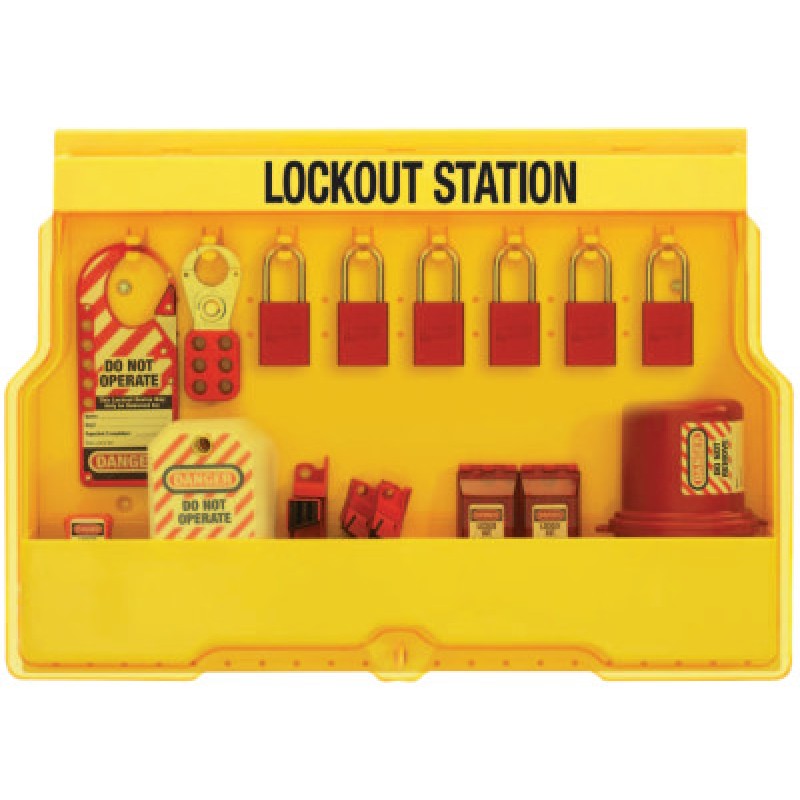LOCKOUT STATION ELEC DEVA1106RED-MASTER LOCK*470-470-S1850E1106
