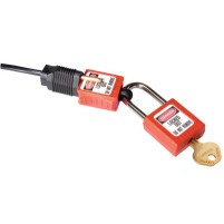 SAFETY SERIES 120V PLUGLOCKOUT ACCEPTS PADLOCK-MASTER LOCK*470-470-S2005